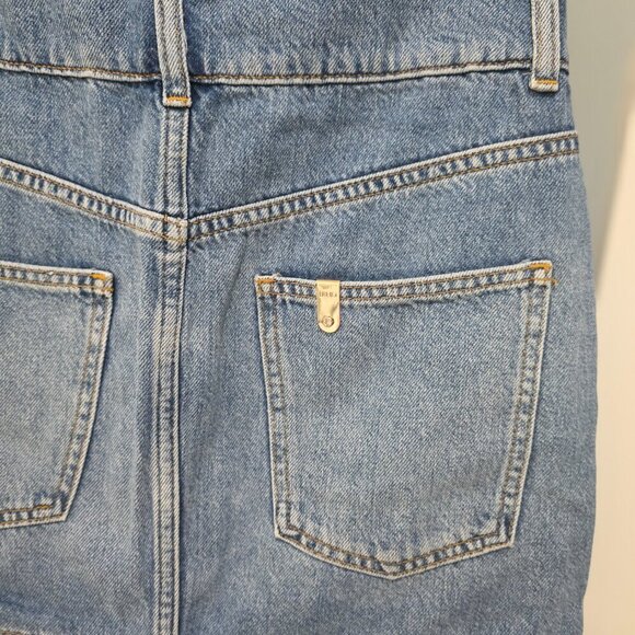 Liu Jo Milano Designer Jean Top & Skirt Set Women’s Size 6/27 Blue Denim - Picture 15 of 16